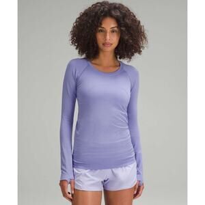 Lululemon dark lavender sleeve swiftly tech long sleeve - size 2